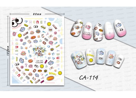 3D Nail Stickers - CA-114